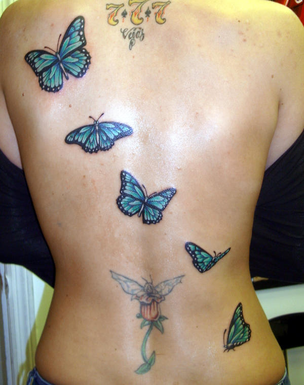 butterfly back