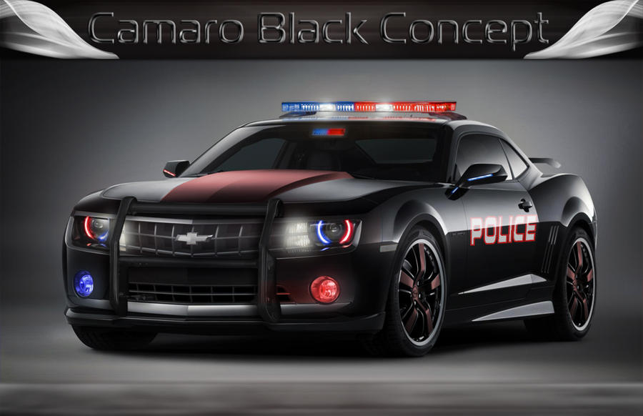 Camaro Black Concept Police by Vedel on deviantART