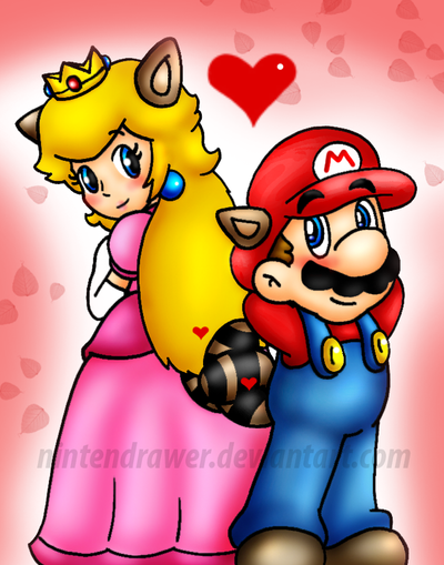 Mario Wallpaper on Mario And Peach By  Nintendrawer On Deviantart