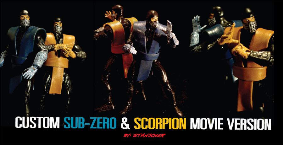 sub zero and scorpion. custom sub-zero and scorpion