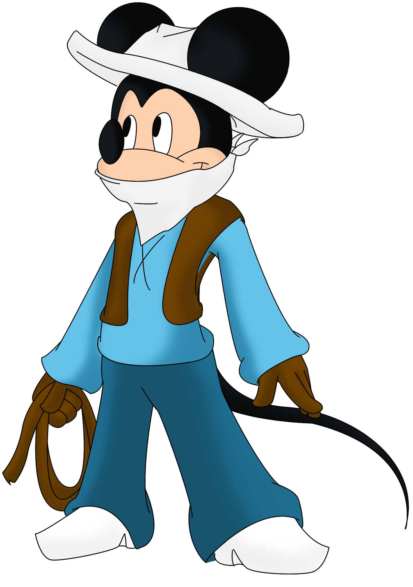mickey mouse cowboy clipart - photo #14