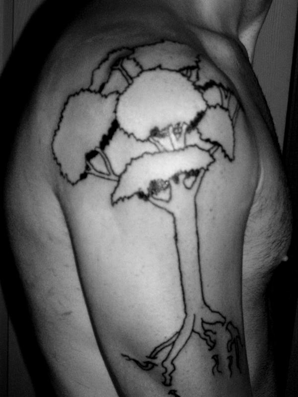 tree tattoo. Tree Tattoo by ~MartyrsDeath
