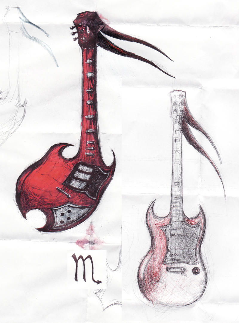 Guitar Tattoo by