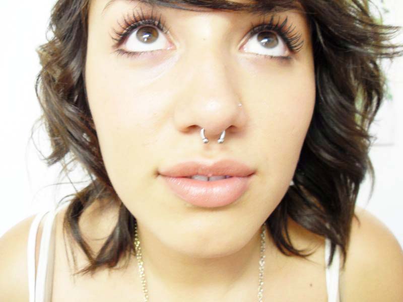 Even if the chick is good looking, a septum piercing makes them unattractive 