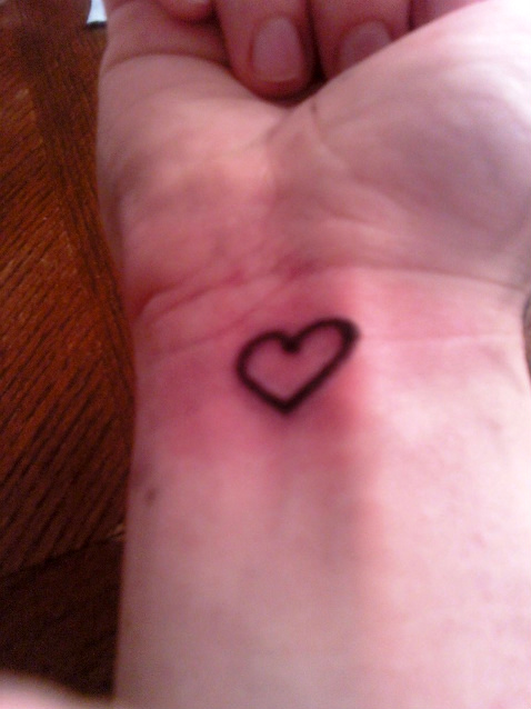 little heart tattoos. Heart Tattoo Designs little