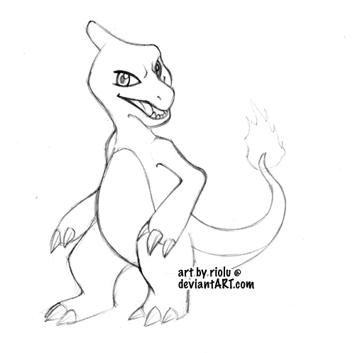 Charmeleon___Lineart_by_riolu.png