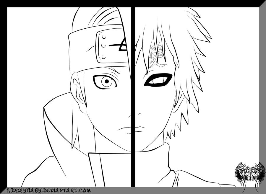 gaara coloring pages - photo #18