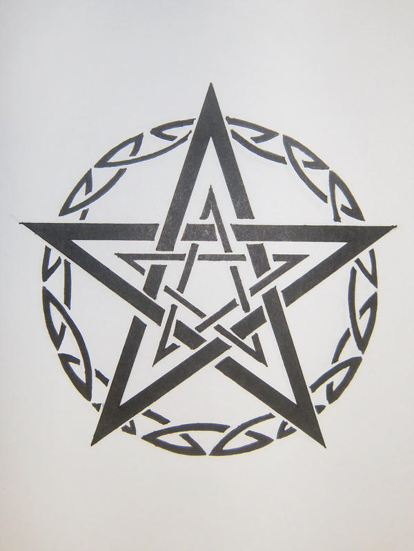 pentagram tattoo designs. star tattoo designs