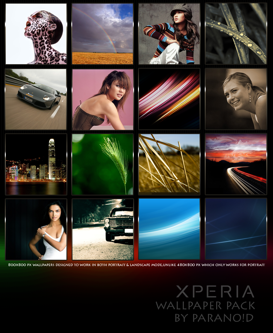 XPERIA X1 Wallpaper Pack V1 by ~Rbardia on deviantART