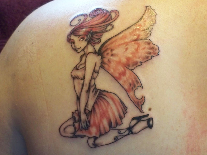 Tattoo Autumn Fairy by yurchan on deviantART