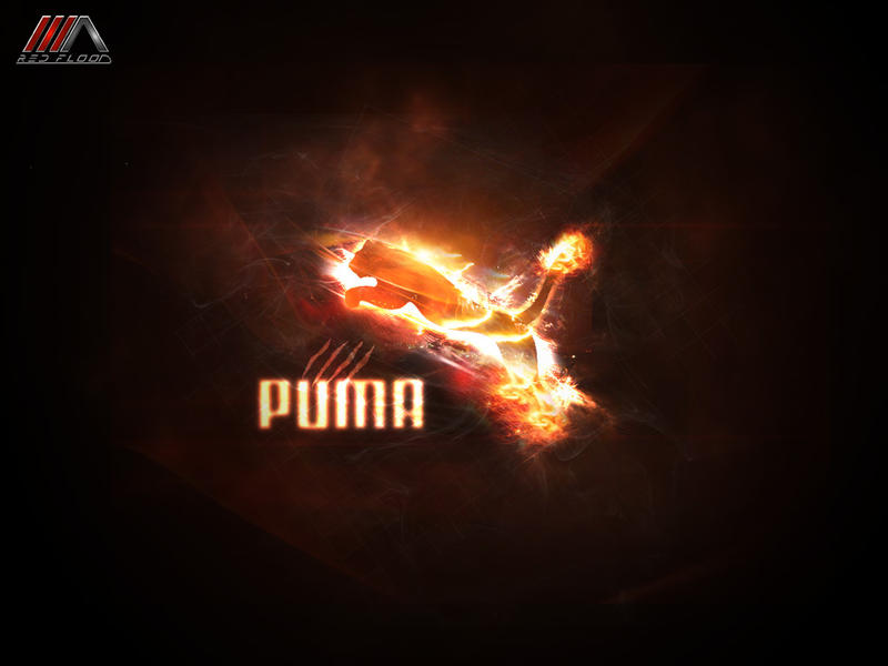 puma fire logo by REDFLOOD on deviantART