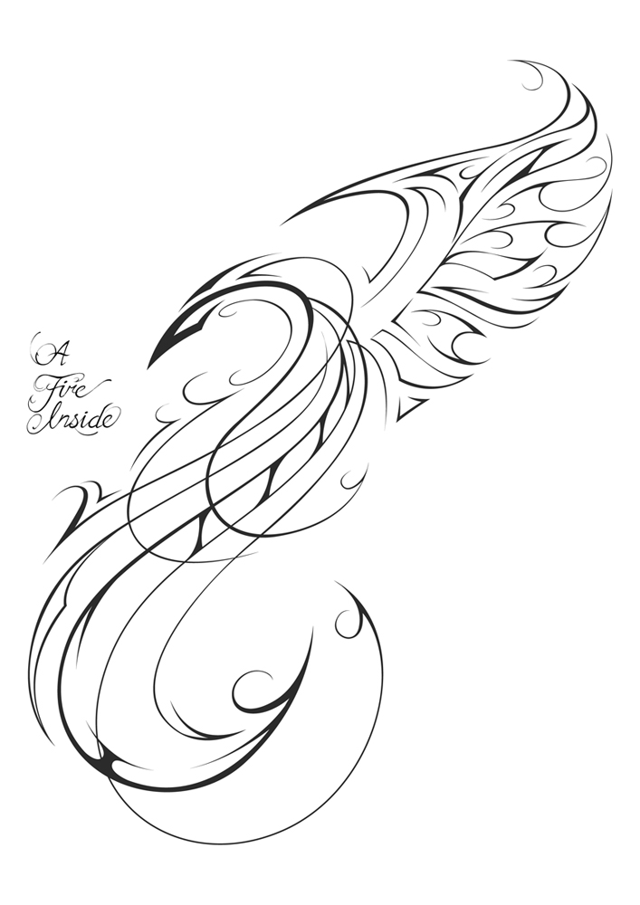 Phoenix Tattoo Design by patrickbrown on deviantART