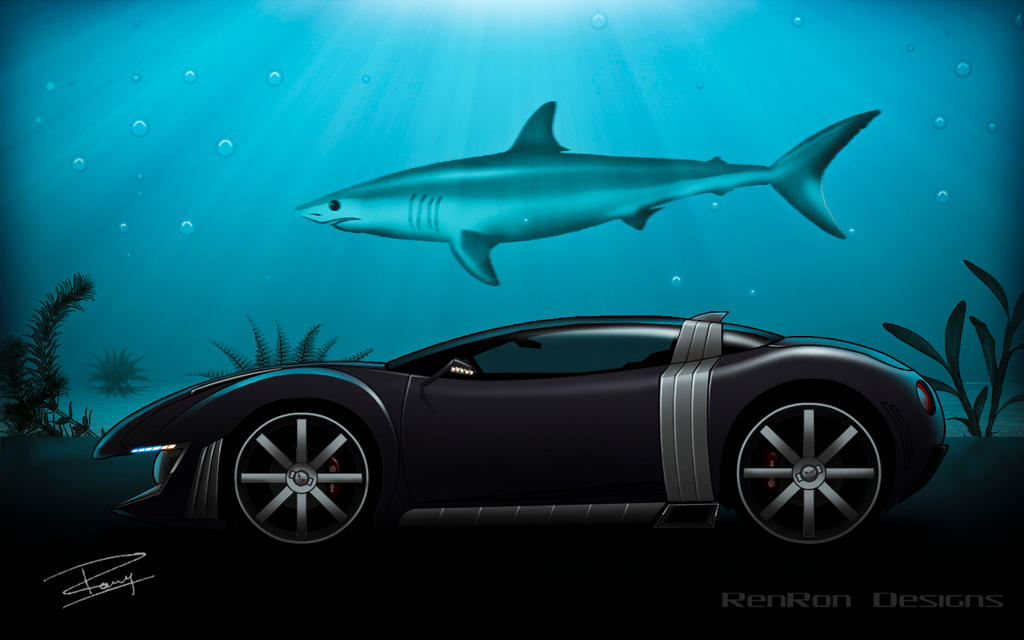 Corvette Mako Shark III Side by renron on deviantART