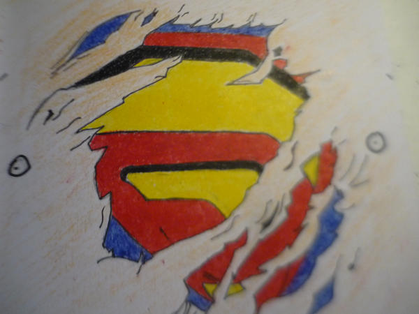 superman tattoo designs. Superman Chest Tattoo Design