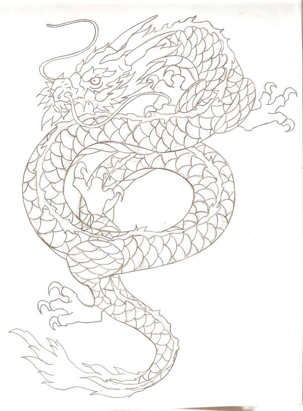 asian dragon tattoo design by Nehemya on deviantART