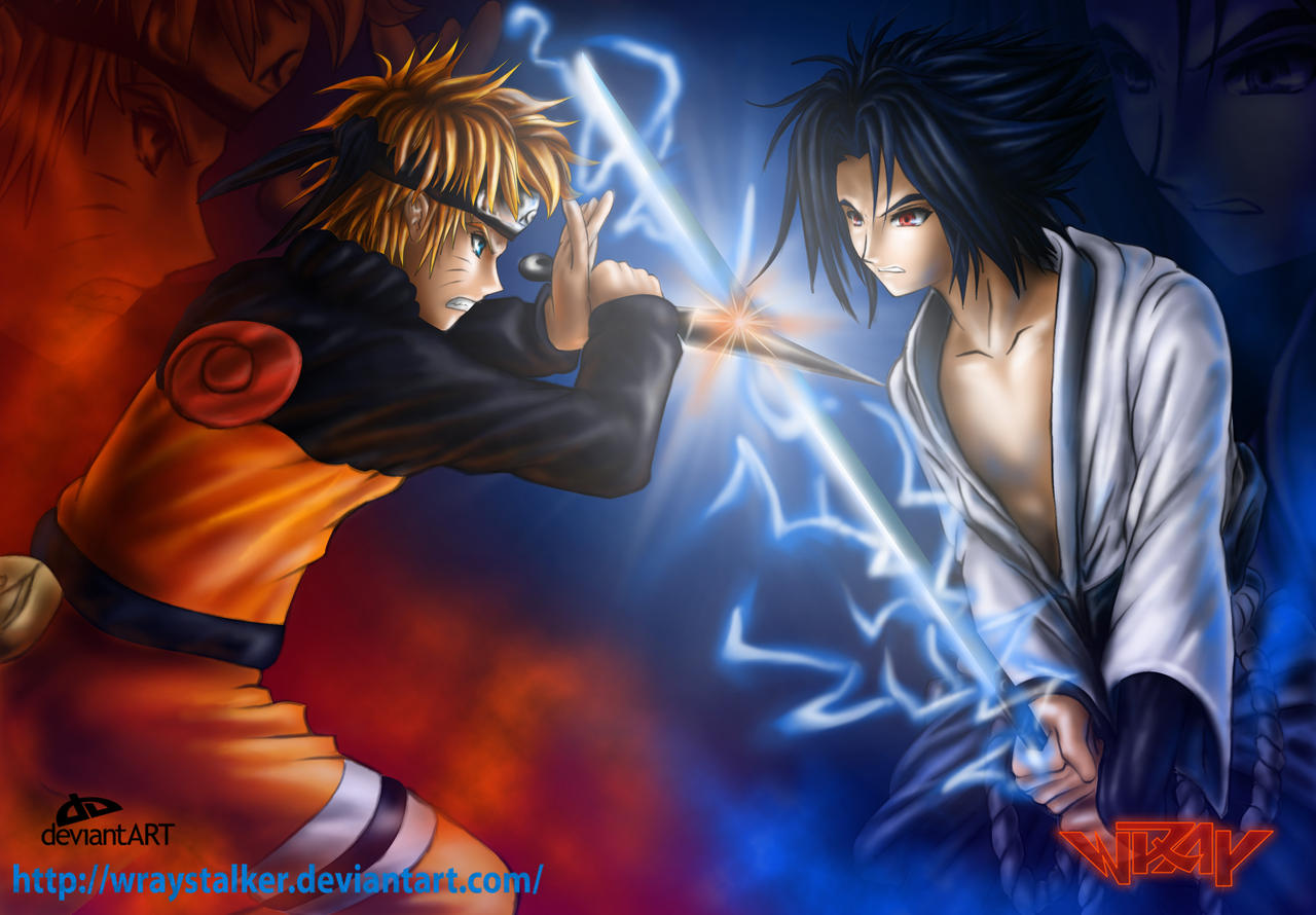 Best Anime Characters Naruto Vs Sasuke The Ultimate Battle SASUKE