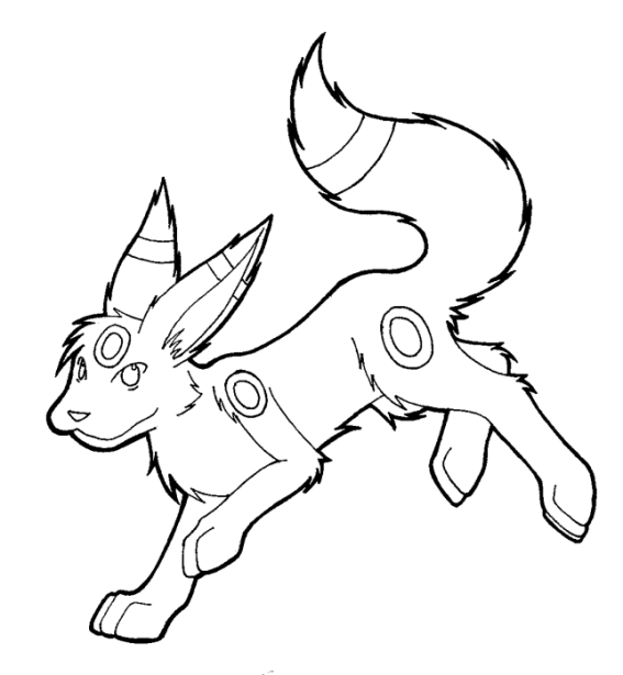 umbreon pokemon coloring pages to print - photo #11