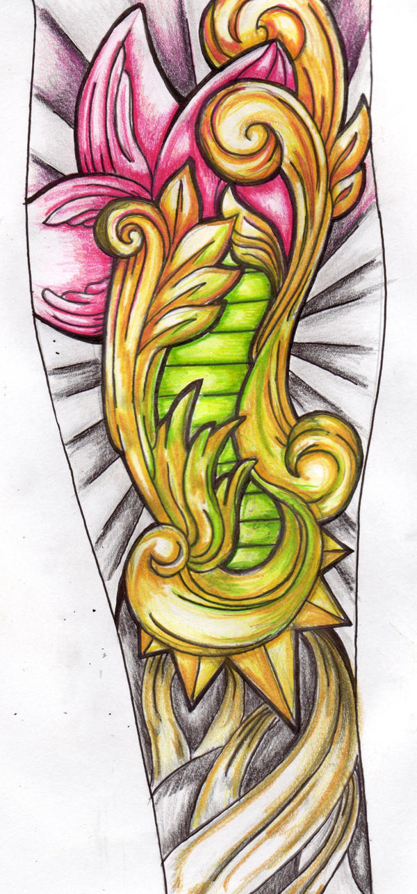 Half Sleeve Doodle - sleeve tattoo