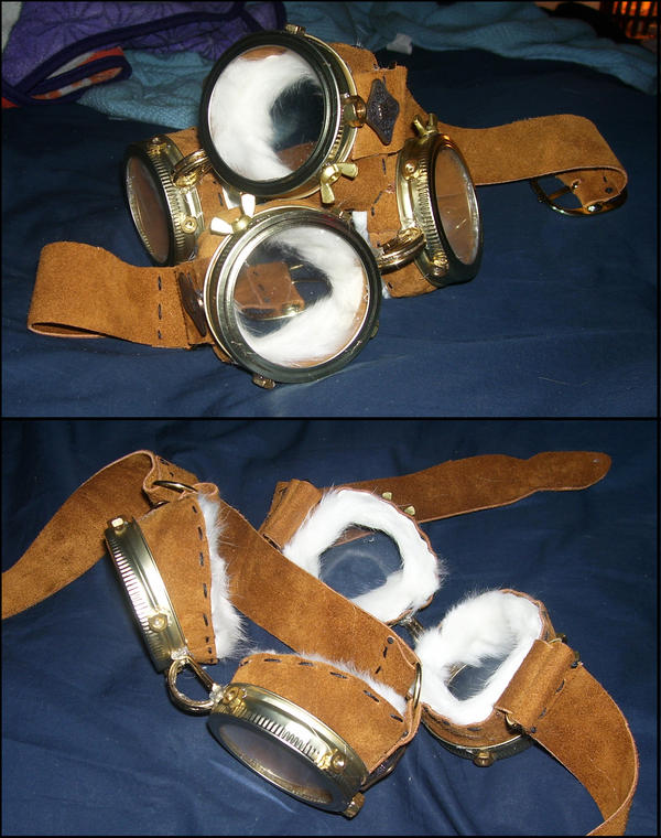 Twins Steampunk Goggles by