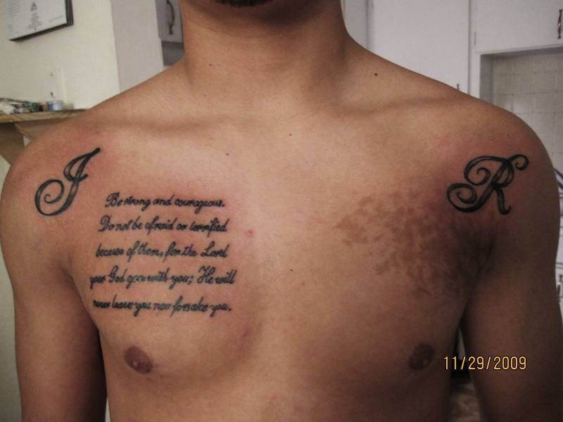 tattoo letters on chest. Chest Tatts by ~UndergroundTattoos on deviantART