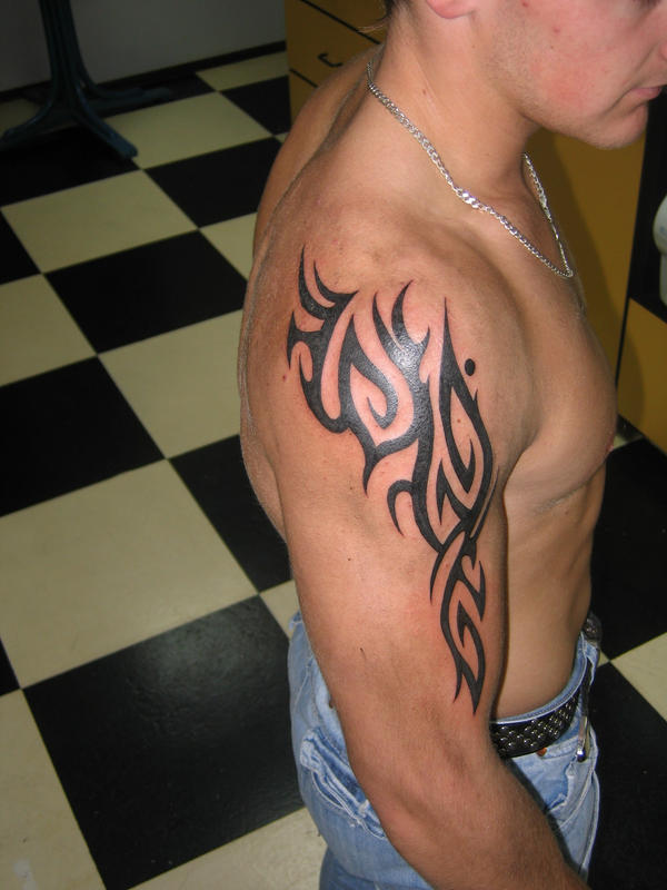 triballlllllllll - shoulder tattoo
