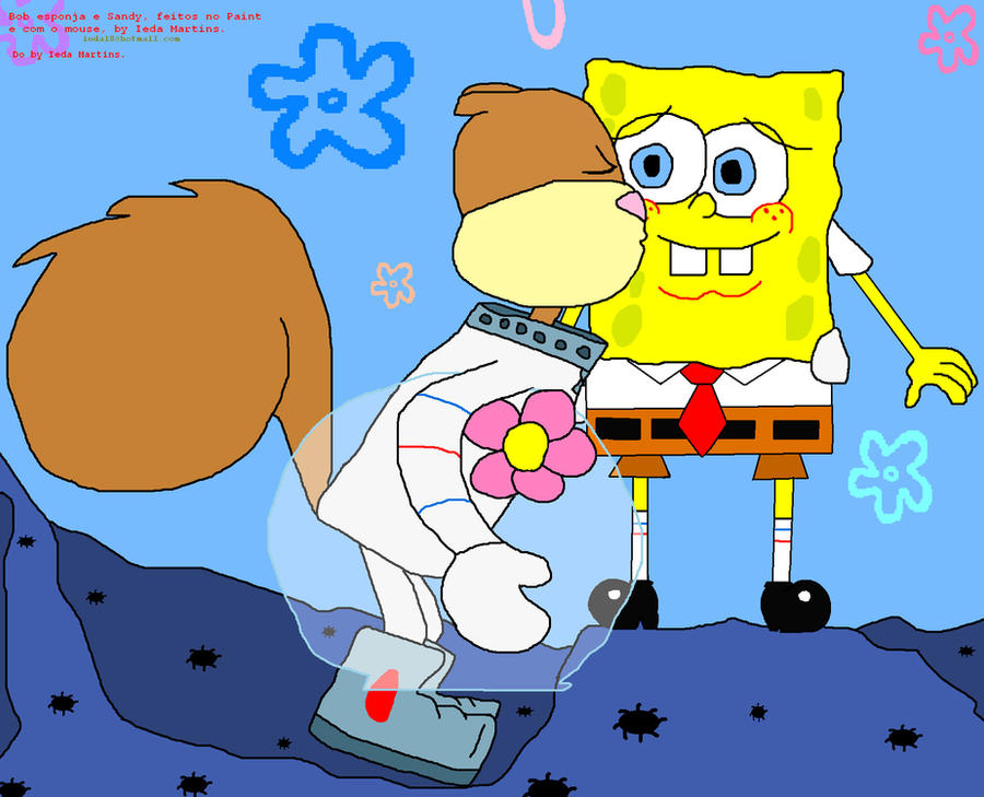 Download this Sandy Kissing Spongebob Iedasb picture