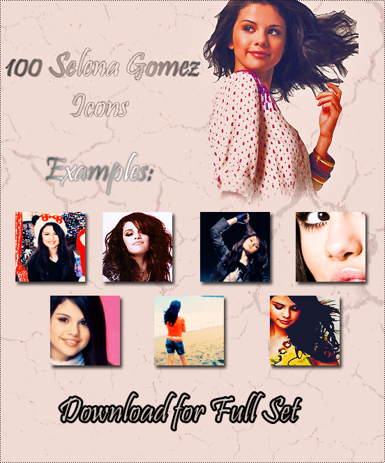 100 Selena Gomez Icons by BLGraphics614 on deviantART