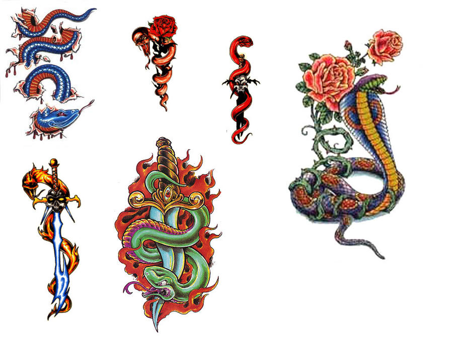 Snake tattoos by lishlye on deviantART
