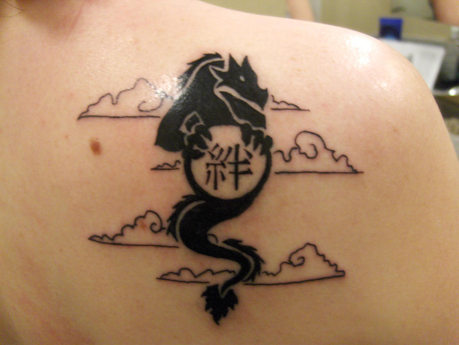 Dragon Tattoo - shoulder tattoo