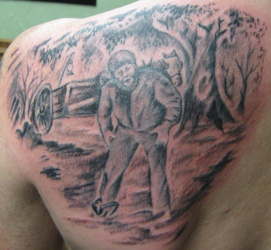 wolf man tattoo by abendick on deviantART