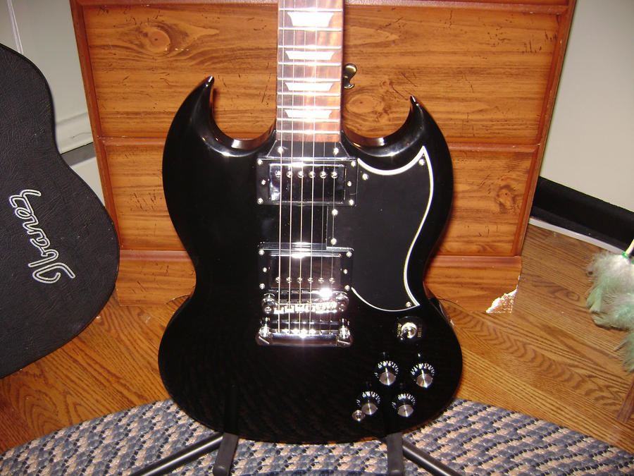 My Gibson SG by ~Kravann on
