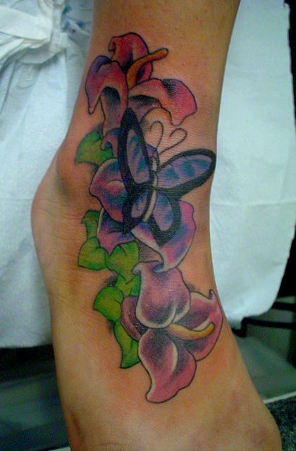 get this flower off my leg | Flower Tattoo