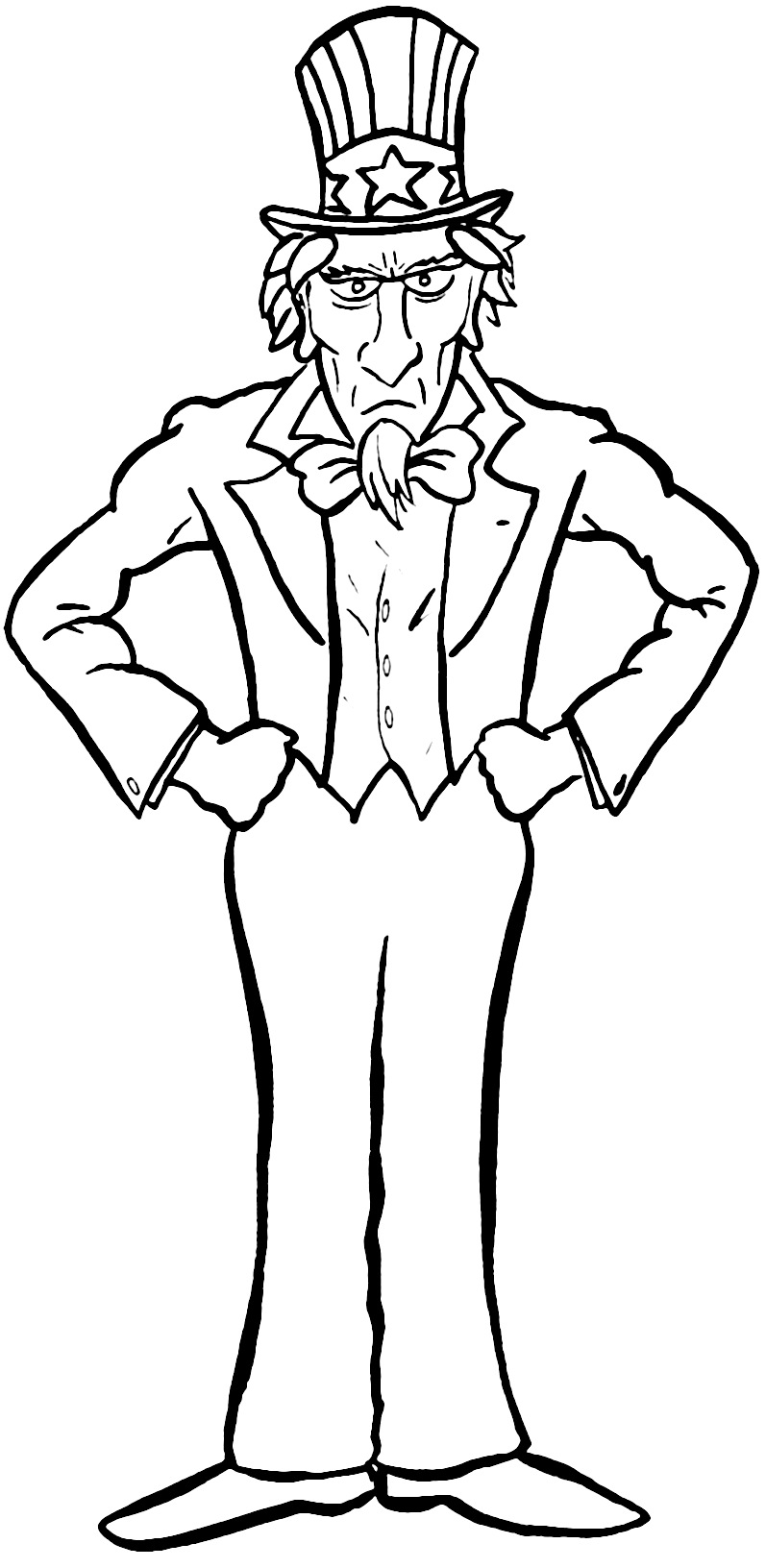 uncle sam coloring pages - photo #23