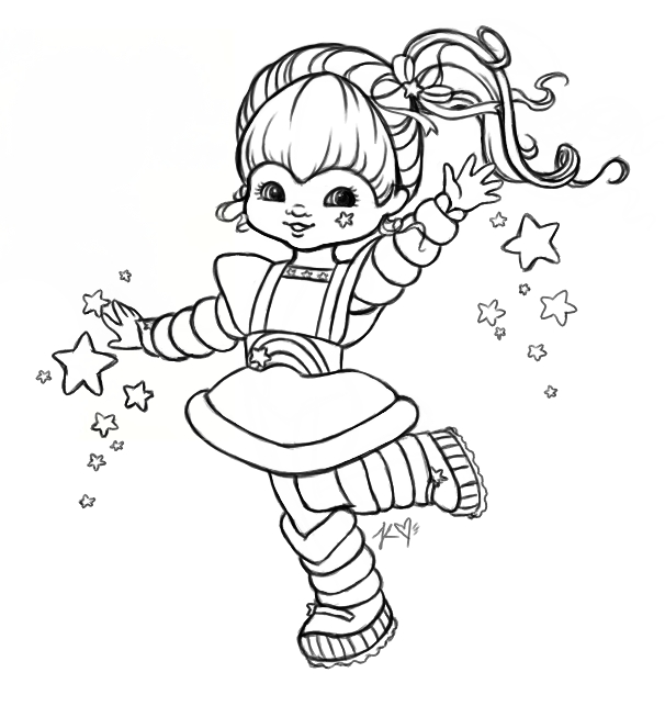 rainbow brite coloring pages - photo #35