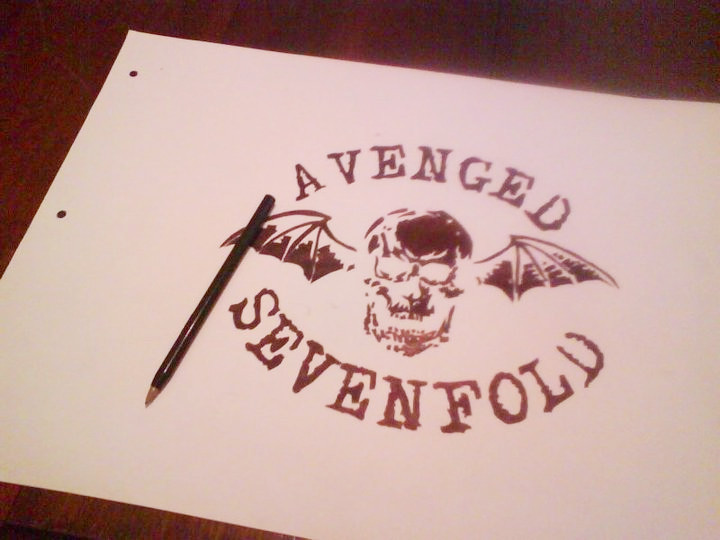 avenged sevenfold logo. avenged sevenfold logo.