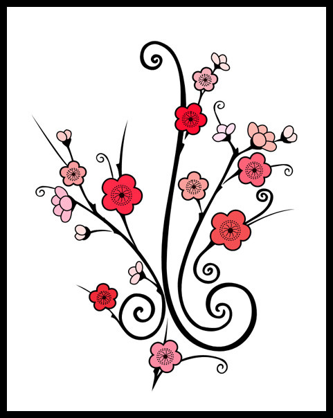 cherry blossom tattoo