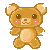 free kawaii pixel--teddy bear by miemie-chan3
