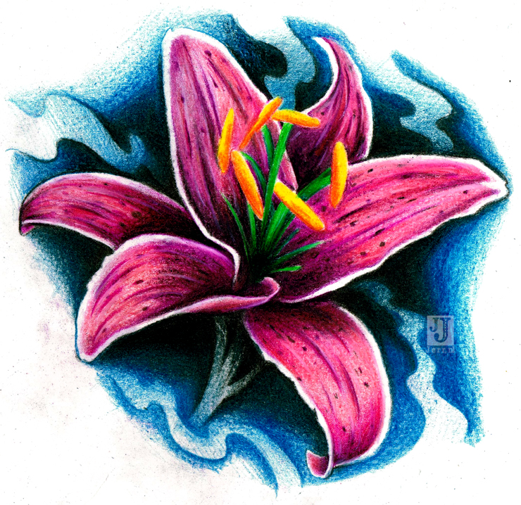 Lily tattoo design by