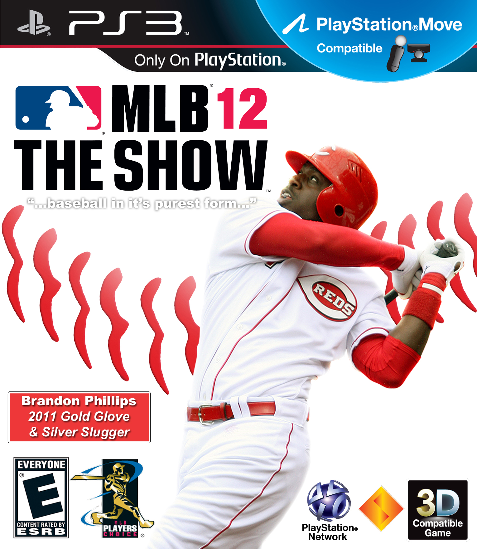MLB 12 THE SHOW Brandon Phillips Box Art by ~joshzachary on deviantART