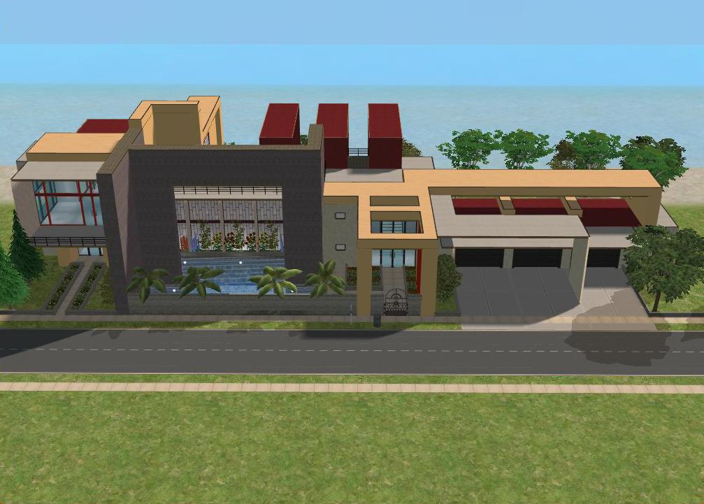 Sims 2 Modern Beach Villa by RamboRocky on deviantART
