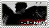 Hush Hush Stamp by loriLUNACY