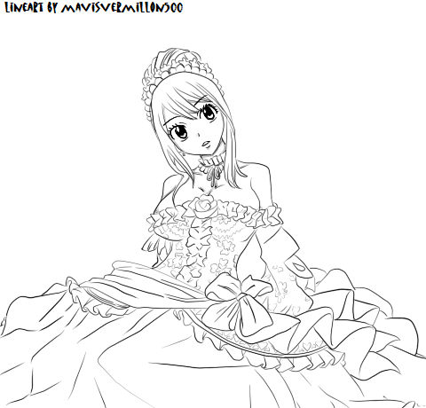 fairy tail lucy chibi coloring pages - photo #31