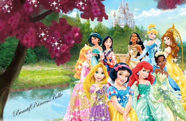 Disney Princesses - Sparkle In 2013 by BeautifPrincessBelle