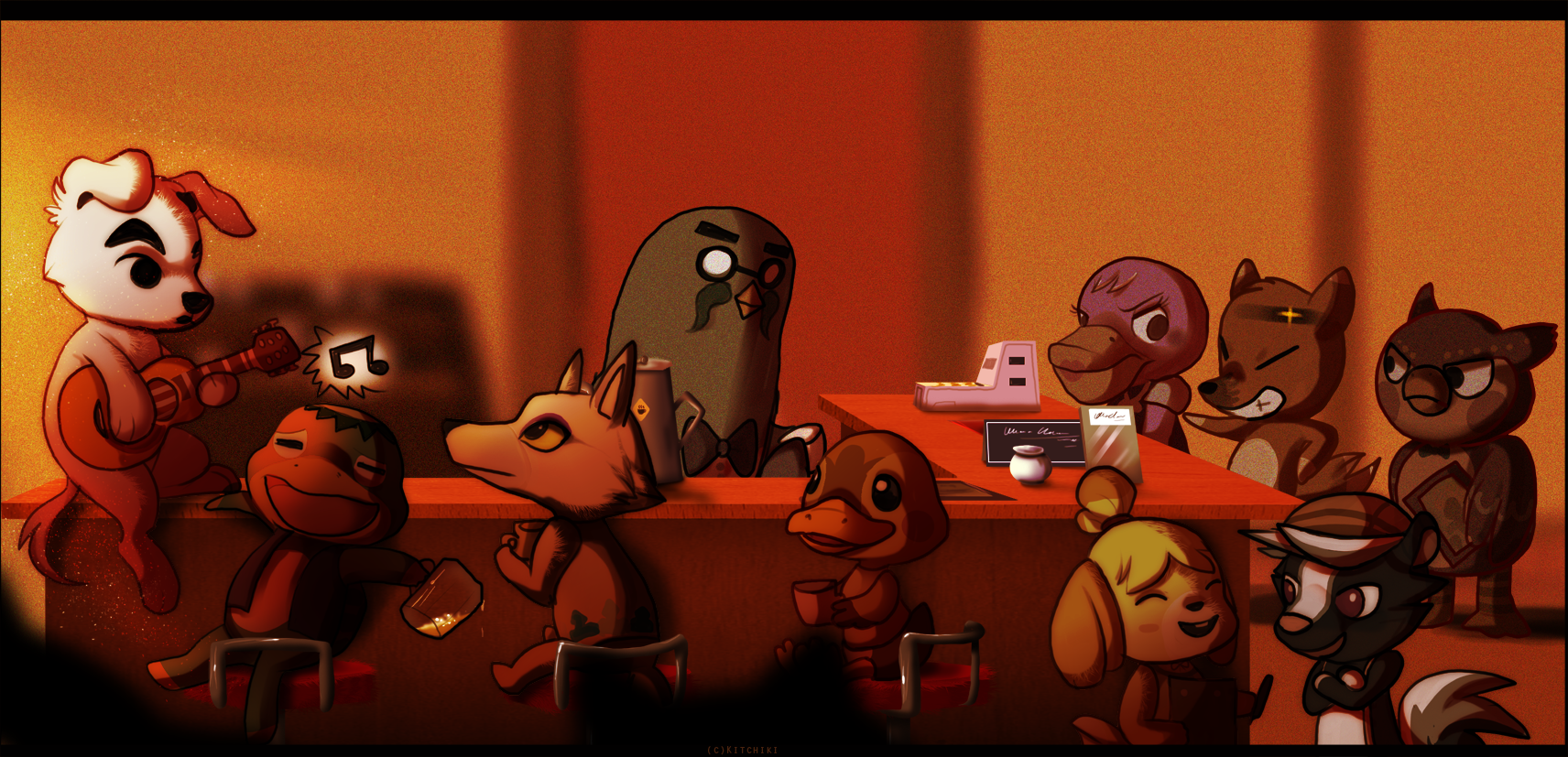 animal_crossing_evening_at_the_coffee_house_by_kitchiki-d6efuet.png