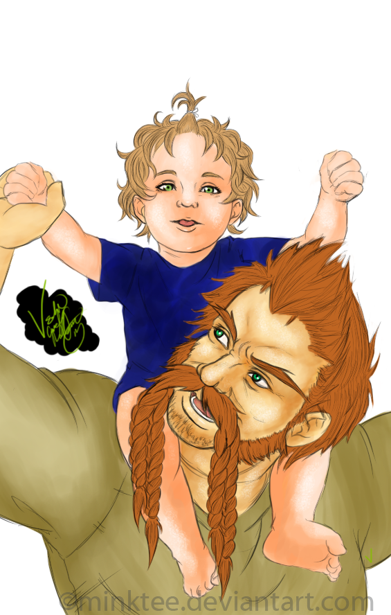 baby_and_oghren_by_minktee-d6z5e77.png