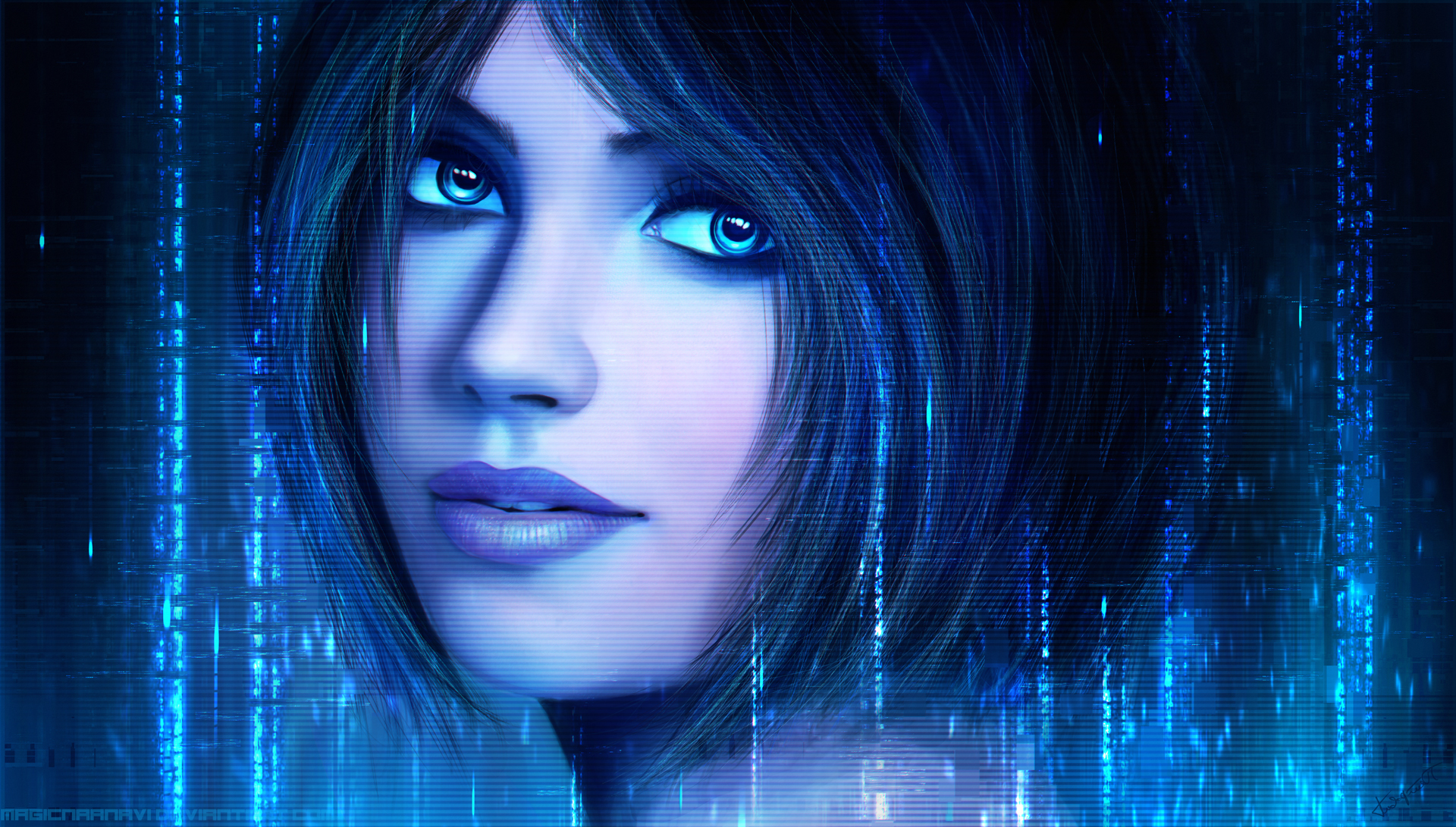 Cortana by MagicnaAnavi on DeviantArt