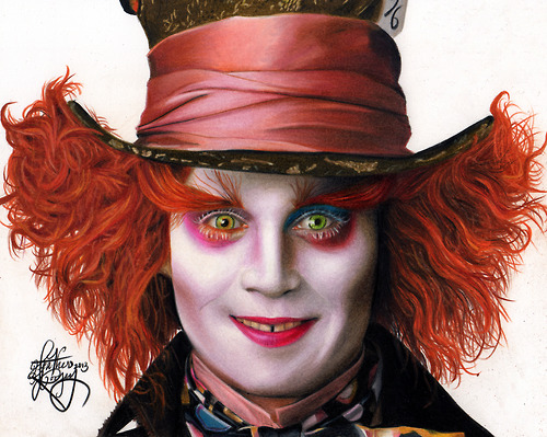 mad hatter johnny depp coloring pages - photo #39