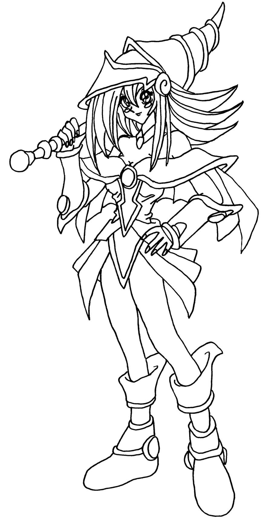magician girl coloring pages - photo #8