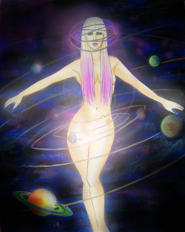 lady gaga orbit space by ~carlos0003 on deviantART