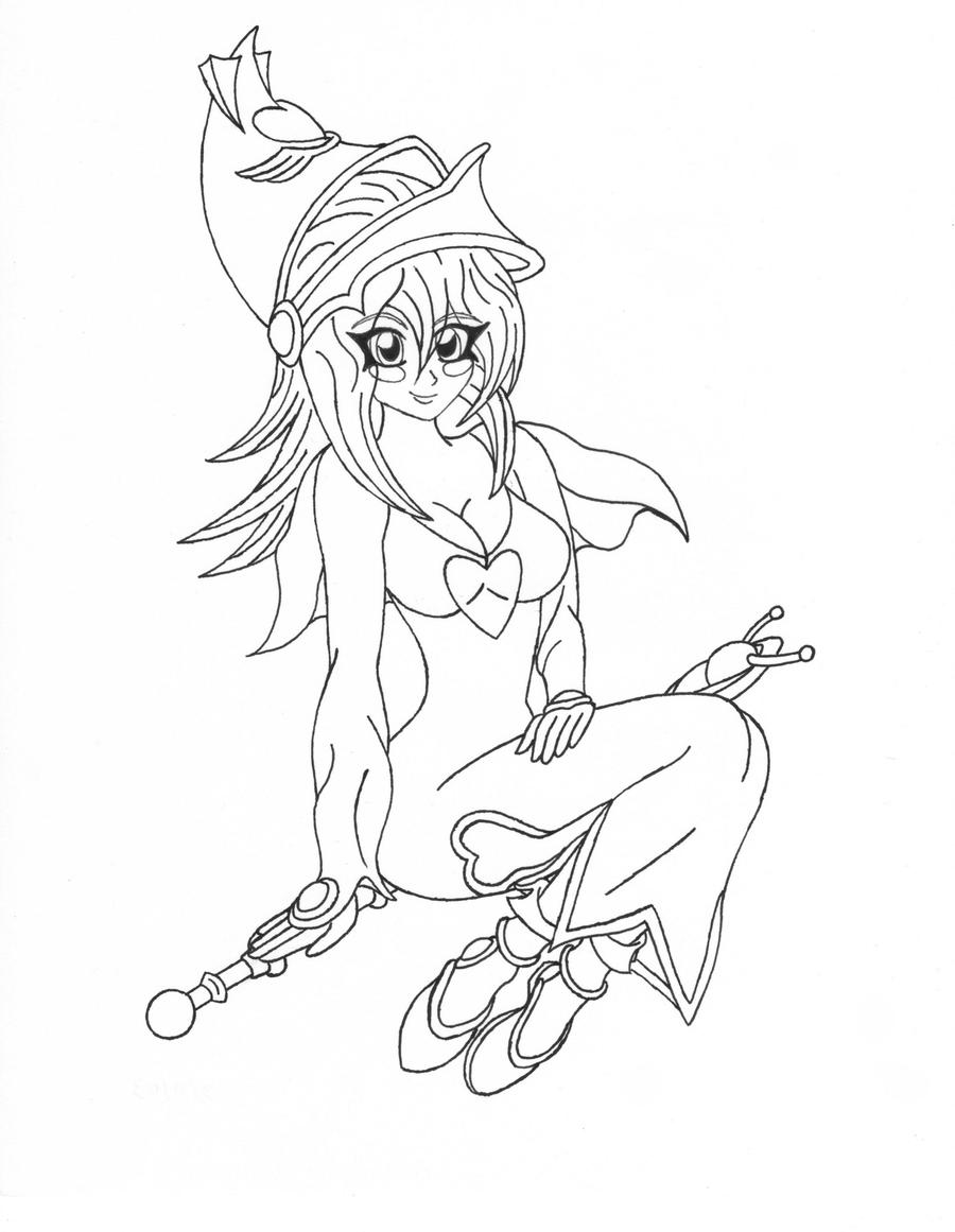 magician girl coloring pages - photo #48